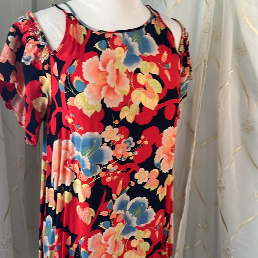 LOFT Floral Print Dress